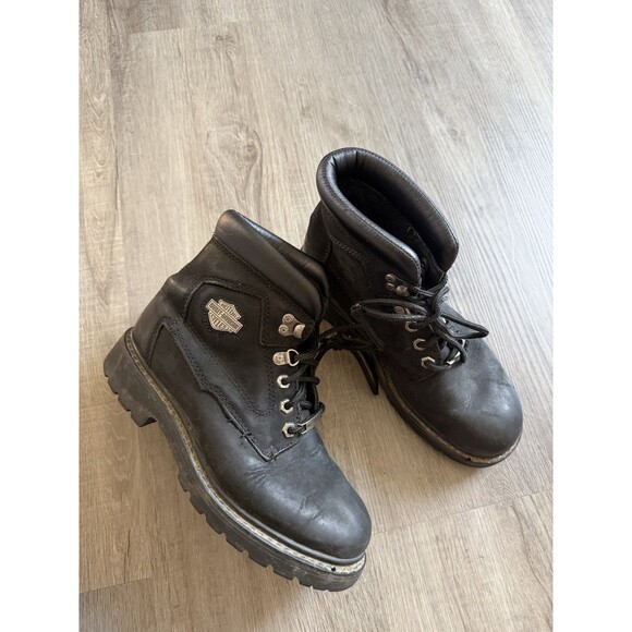 Harley-Davidson Badlands Motorcycle Wolverine Riding Biker Boots Size 7.5 main image 5